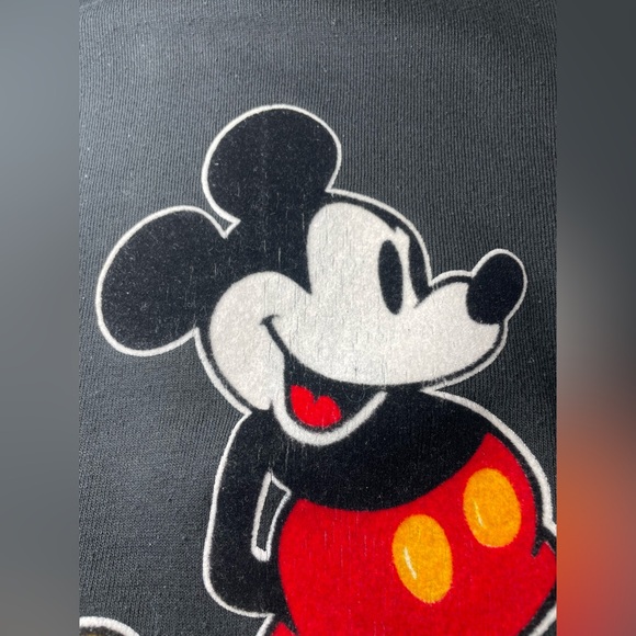 Vintage Disney Mickey Mouse Raglan Sweatshirt – Black – XL – 70s/80s - Picture 10 of 11
